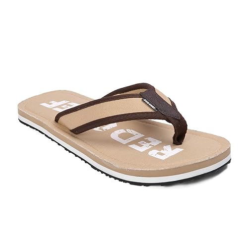mens khaki flip flops