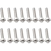 Anxingo Stainless Steel Exhaust Manifold Studs Kit for Ford F-150 F-250 F-350 4.6L 5.4 Liter V8 Engines (16 Pieces)