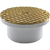 Jones Stephens, JS 3" x 4" General Purpose Access Fitting with 5" Polished Brass Cover PVC - C60060