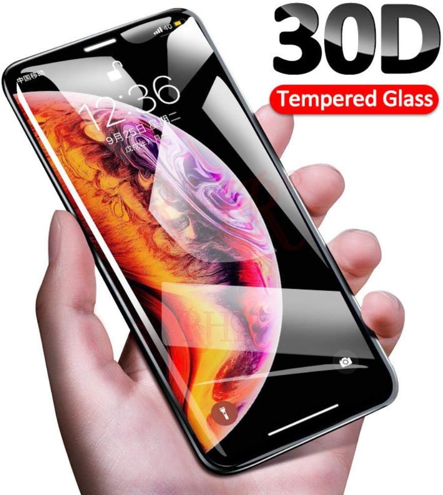 30D Protective Glass for iPhone 11 Pro Max X XR XS MAX Tempered Screen Protector Full Cover Glass for iPhone 11 Pro Curved Edge