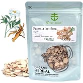 Soilmount Natural White Peony Root Herbal Tea (bai shao), 3.5 Oz (100g) | Premium Dried Root Loose Tea, Mild Bitter-Sweet Aftertaste, Daily Leisure Drink