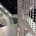 Tongshi 99 Feet Crystal Clear Acrylic Beads Chain Garland Chandelier Hanging Christmas Wedding Decoration