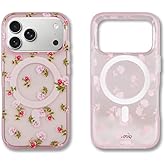 Sonix Case for iPhone 17 Pro | Compatible with MagSafe | 10ft Drop Tested | Roses are Red