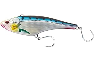 Nomad Design Madmacs Offshore High Speed Fishing Lure,Trolling Minnow, with Super Strong BKK Hooks and Heavy Duty Split Rings, Autotune System,160/200/240 Sinking