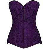 Daisy Corsets Lavish Lace Corset Tops for Women. Lingerie, Bustier, Burlesque, and Plus Size Boned Cincher - Zip and Lacing