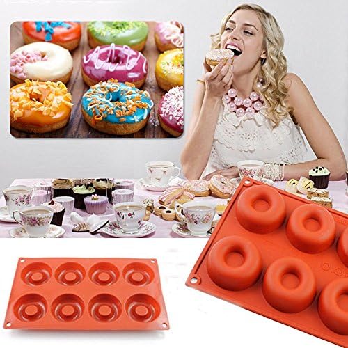 OKOKMALL US--Silicone Donut Muffin Chocolate Cake Candy Cookie Cupcake Baking Mold Mould Pan