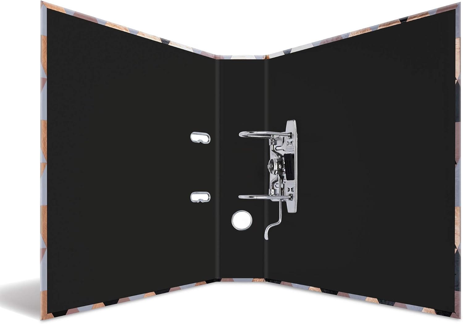 HERMA Design Folder A4 Finished Wide Made of Sturdy Cardboard with Foil Finish Ring Binder File 285 x 70 x 315 mm abstract, 1 Folder - Image 4