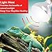 UVA UVB Mercury Vapor Bulb - 100W Sun Simulating Bulb High Intensity UVA UVB Light Heat Bulb For Reptile and Amphibian Use (Mercury Vapor Bulb)