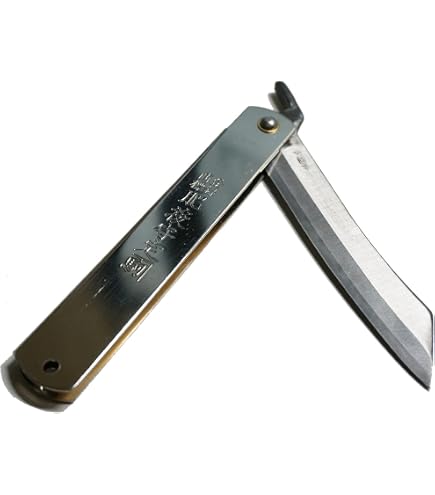 Amazon.com: Higonokami Triple Layered SK Folder Black Folding