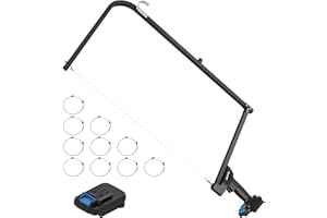 GONYTIA 30 Inch Cordless Hot Wire Foam Bow Cutter, Handheld Bare Tool with DW Adapter, 10 Spare Wires for Styrofoam, Polystyr