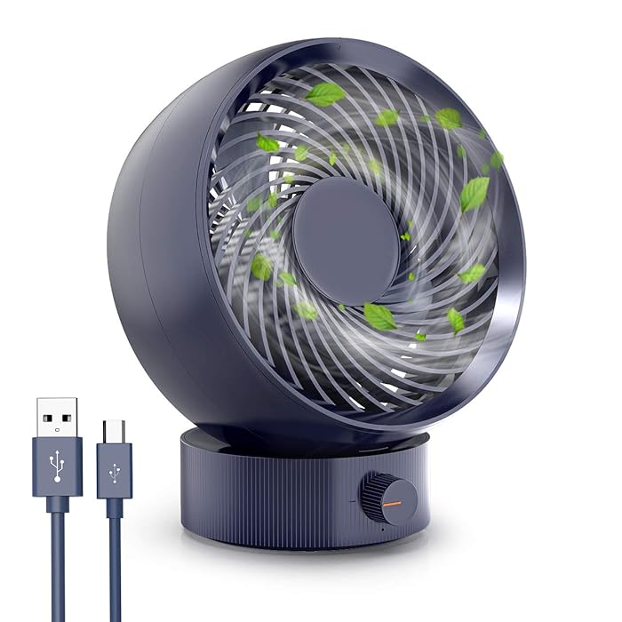 Buy USB Desk Fan, RATEL Portable Mini Powerful Air Circulator Table Fan, Ultrahigh Wind Speed