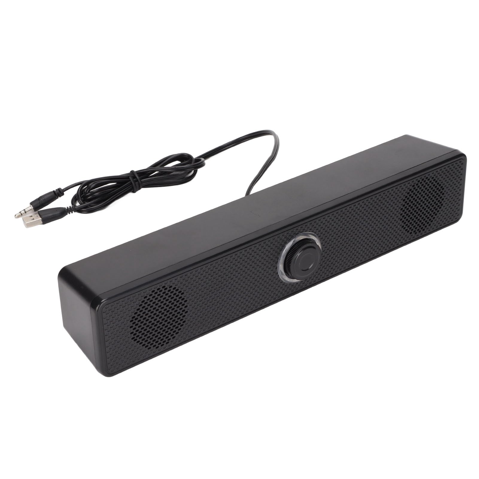 01 02 015 PC Speaker, 3.5mm Dual Input 350T Computer Speaker Stereo for Desktop Monitor