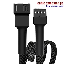 12" PWM Fan Extension Cable, 4-Pin PC Cable