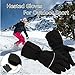 CAMTOA Heated Gloves Battery Power, Electric Rechargeable Heated Gloves -Battery Warmest Winter Gloves for Camping Hiking Sporting motorcycling(BATTERY NOT INCLUDED)
