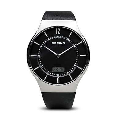 BERING Herren-Armbanduhr Analog Quarz Leder 51640-402