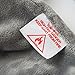 Todder Kids Shark Tail Blanket Fleece Children Mermaid Tail Style Winter Sleeping Bag for Boy Girl Birthday Gift Super Soft Grey Color 55.9 Inch