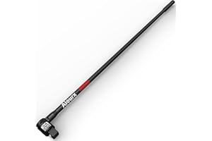 Aiourx 3/4” Drive 41 Inch Breaker Bar, Heavy Duty Head, Premium Chromium-Molybdenum Steel, Laser Etched Marking, for Vehicle Maintenance and Repair, DIY Processing Manufacturing