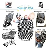 Final Sale! Premium Product Special Price Multi Use Nursing Star Design Cover For Your Baby Elegant Baby Car Seat Cover Stroller Breastfeeding Stretchy Soft Canopy Modern Fabric UnisexInfantShowerGift