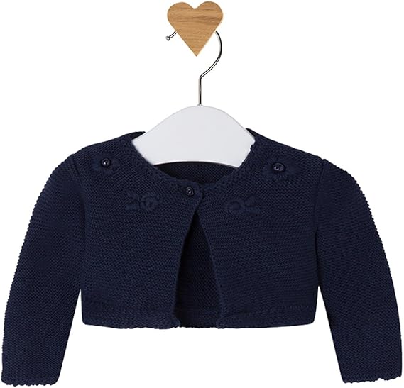 navy blue cardigan baby girl
