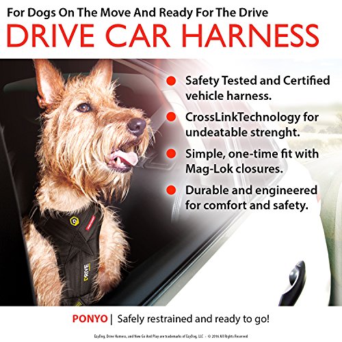 ezydog drive safety travel dog car harness