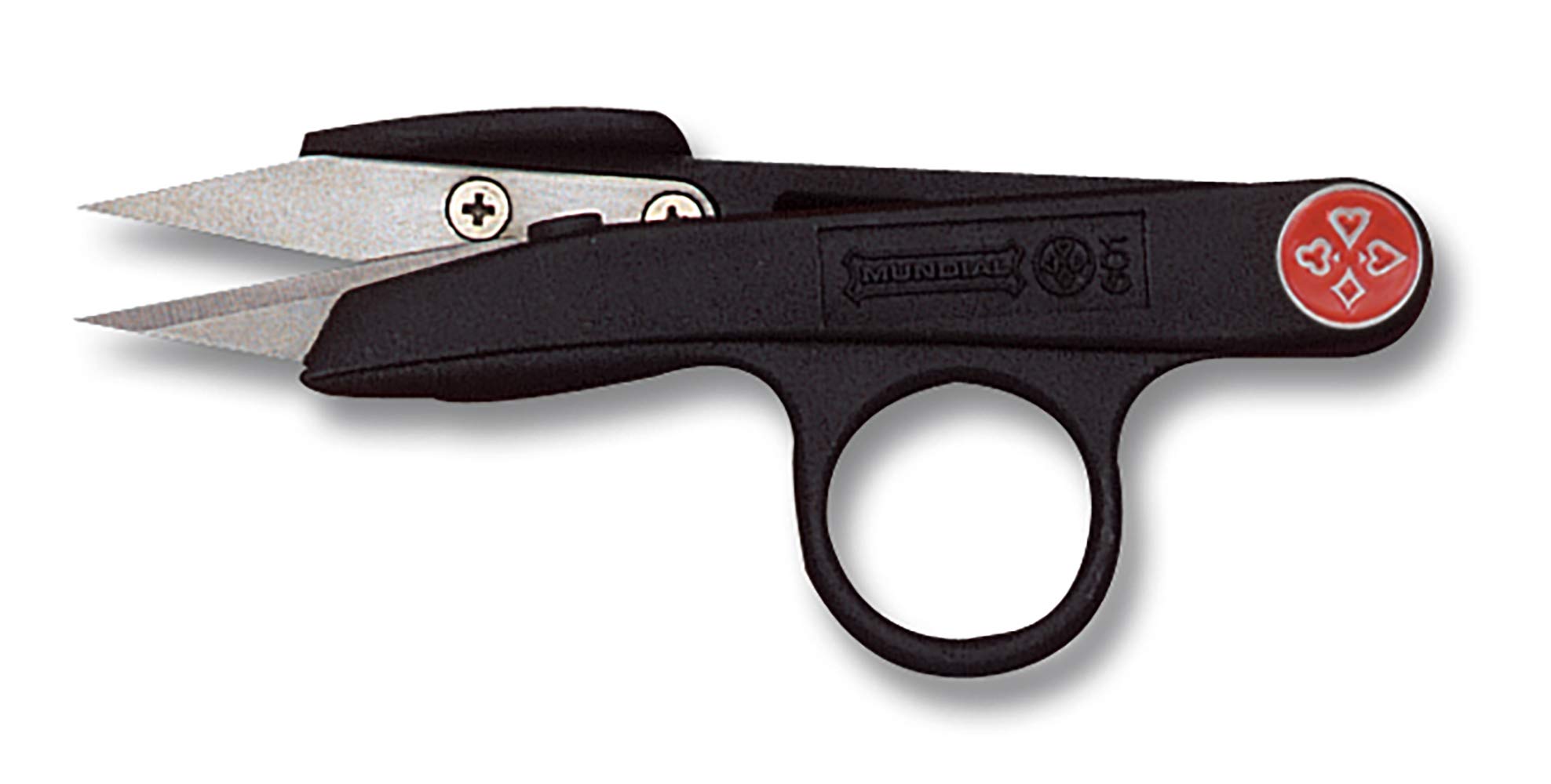 Mundial 4 3/4-inch Red Dot Thread Clips