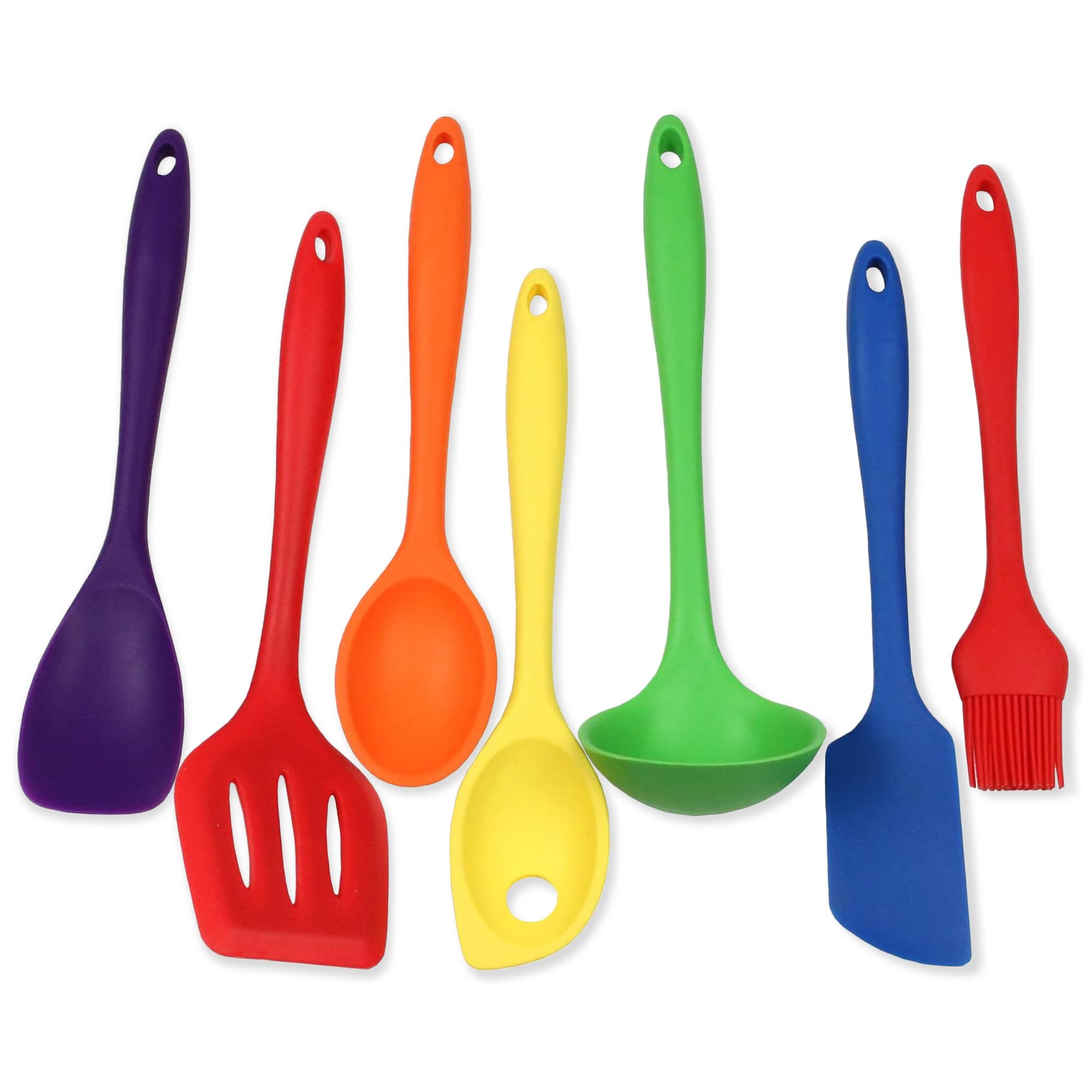 Chef Craft 42087 Premium Silicone Kitchen Tool and Utensil Set, Assorted