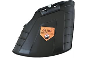 SundiooK 631-04354C Discharge Chute Assembly for Select Models, Black Plastic Unloading Guide Improves Flow and Prevents Clog