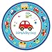 Amscan All Aboard 1st Birthday Party Plates 18 Count Multicolor One Size
