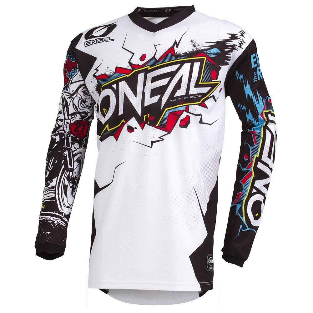 O'Neal Unisex Children Element Jersey Equipment for Bicycles and Motocross, Weiß,