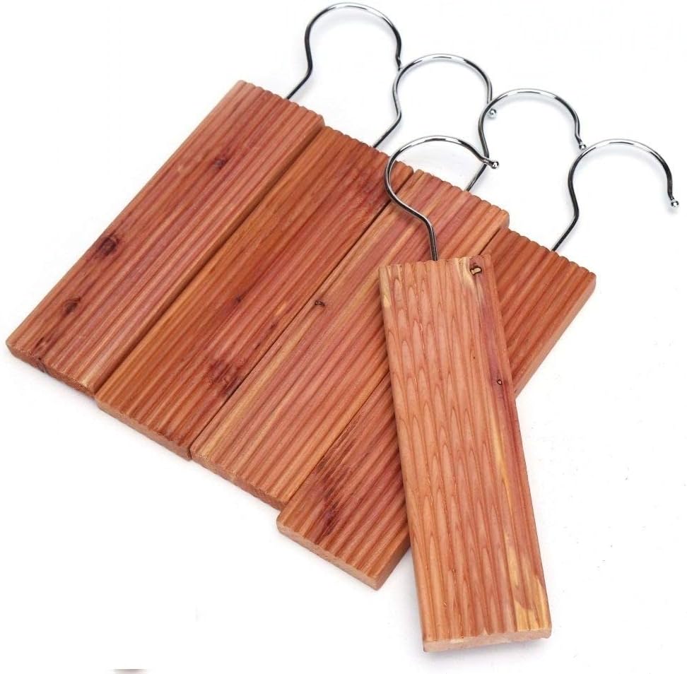 Wahdawn Cedar Balls and Cedar Hangups for Closet Clothes Storage Protection & Odor Fresh, 25 Pack