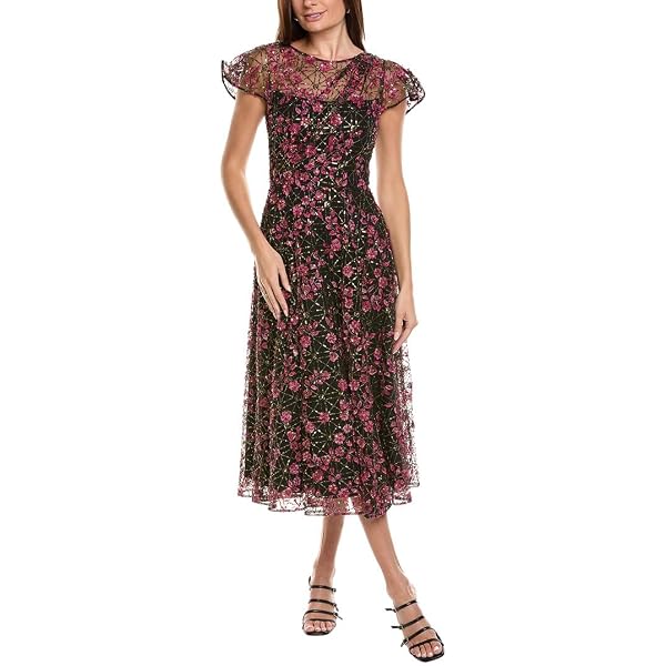 open lace back dress Marchesa Notte Jacquard Peplum Gown main image 0