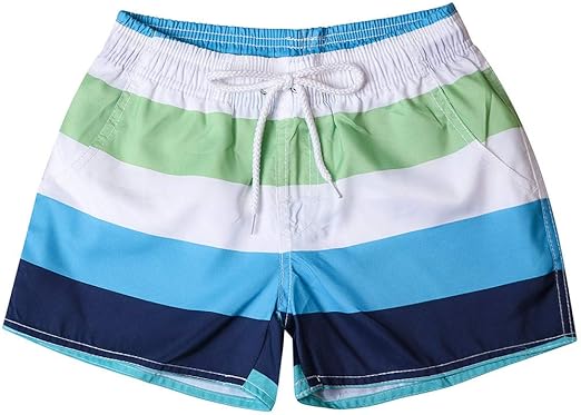 colorful striped shorts womens