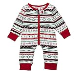 BabiBeauty Newborn Baby Girl Christmas Bodysuit Jumpsuit Playsuit Pajama Baby Boys Pants Set Outfit (12-18 months, X-mas style)