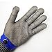 1 pc Safety Cut Proof Stab Resistant Stainless Steel Metal Mesh Butcher Glove(M)