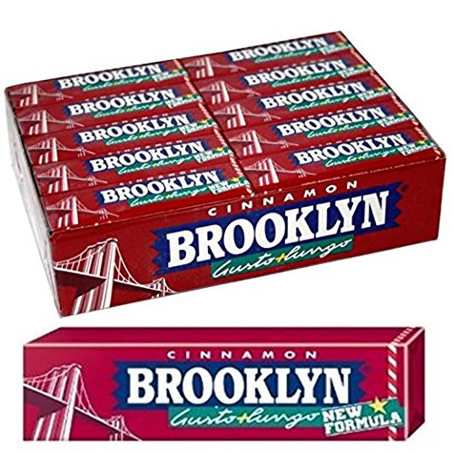 10 PACKETS CHEWING GUM BROOKLYN CINNAMON RED CHEWINGGUM Buy Online in