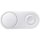 Samsung Wireless Charger DUO Pad, Fast Charge 2.0 (US Version with Warranty) - White