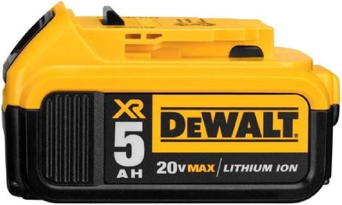 DEWALT 20V MAX XR Battery, Lithium Ion, 5.0Ah (DCB205) - - 