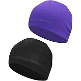 Kninmdor Cotton Skull Caps Lightweight Summer Beanie Hat Thin Sleep Sleeping Hats Chemo Caps Running Helmet Liner
