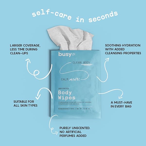 BODY WIPES FOR WOMEN – ARMPIT SWEAT WIPES FOR BODY ODOR – NO RINSE & SHOWER – CITRUS, ARNICA FLOWER, CHARCOAL & GLYCOLIC ACID (10 COUNT (PACK OF 1), CALM LINE)