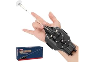 OVERFUN Web Launcher Spider String Shooter Toy, Cool Gadgets [Electric Reel-in] Real Silk Superhero Role-Play Fun Stuff Toys Great for Men and Kids