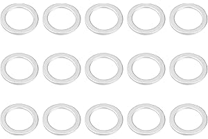 X AUTOHAUX 15pcs 21513-23001 Engine Oil Drain Screw Gasket M14 Oil Crush Washer for Hyundai H300 2016-2019 for Hyundai H400 2
