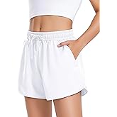 JOCMIC Girls Athletic Shorts with Liner 2 in 1 High Waist Running Short for Basketball Volleyball Tennis