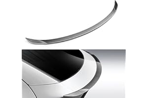 Abystar ABS Spoiler for Tesla Model Y Juniper 2026, Matte Carbon Fiber Look Trunk Wing, Rear Lip Spoiler for Sporty Appearance & Aerodynamic Performance, Easy No-Drill Installation