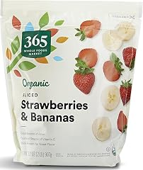 365 by Whole Foods Market Organic Sliced Strawberries and Bananas, 32 OZ