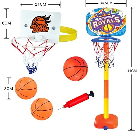 Forart Mini Basketball Hoop con balón Juego de baloncesto Soporte para niños Baloncesto Box Colgando Actividades de juguete para bebés pequeños: Amazon.es: Bebé