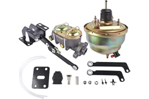Flynsu 8" Dual Power Brake Booster Conversion Kit Replacement for 1962-1974 Dodge A/B/E Body RSRB2800SKT