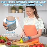 flintronic Cut Resistant Gloves A9 Level 9 Stainless Steel Mesh XL view 6