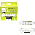 Philips Norelco OneBlade Skin Protect Replacement Blade, for OneBlade Electric Shaver and Trimmer, Durable Stainless Steel, Trim and Shave with Extra Skin Protection, 2 Count, QP229/80