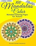 100 Mandalas To Color - Mandala Coloring Pages For Adults - Vol. 2 & 5 Combined: 2 Book Combo (Mandala Coloring Books Value Pack Compilation) by 