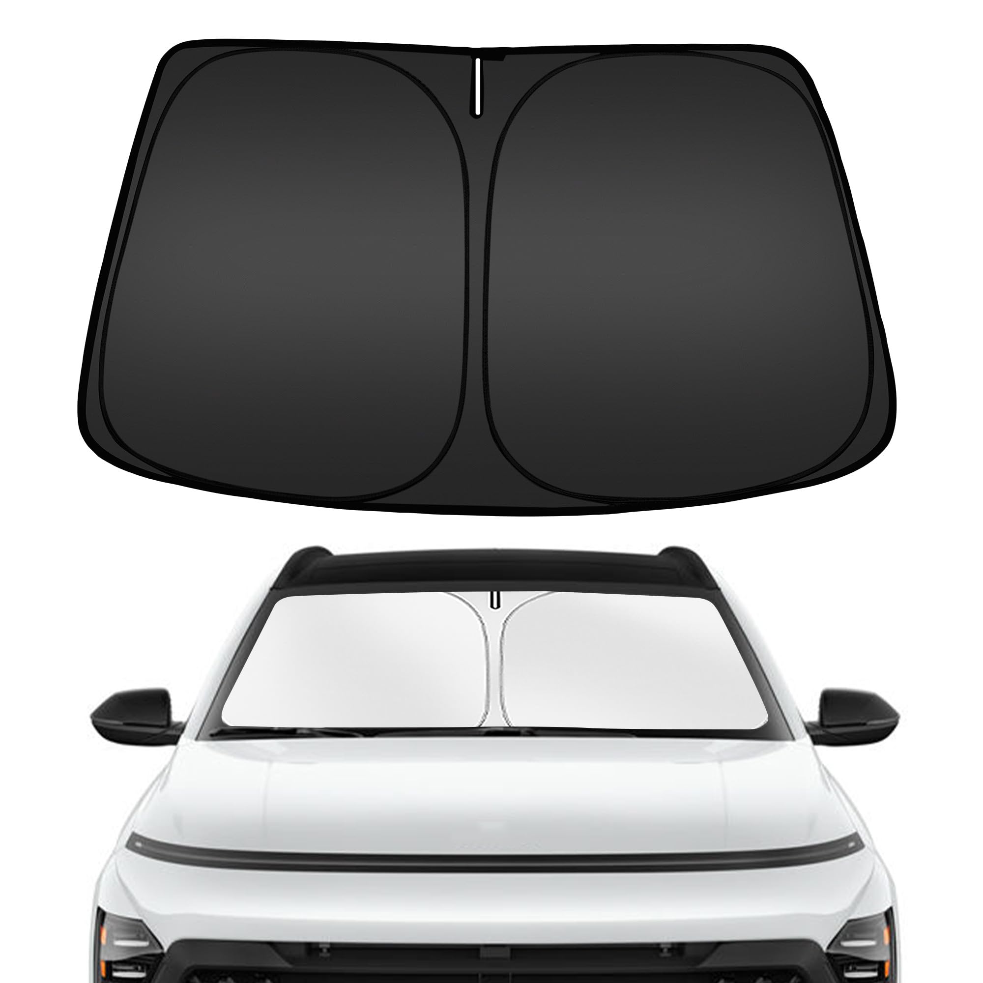 ARISMOTOR Windshield Sun Shade for Hyundai Kona 2024-2025, Custom Fit ...